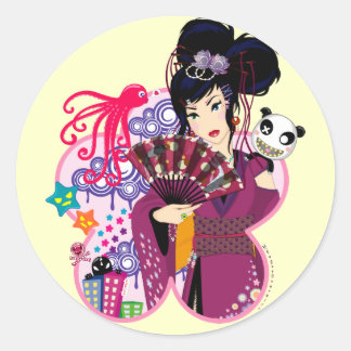 Adesivo Ayaka na Cidade de Harajuku