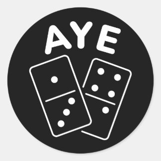 Adesivo 'Aye Domino' K-Pop Boygroup Meme Quote