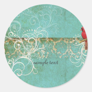 Adesivo Azar de Vintage do PixDezines / Aqua