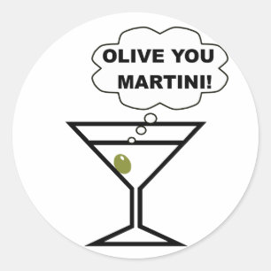 Adesivo Azeitona você Martini