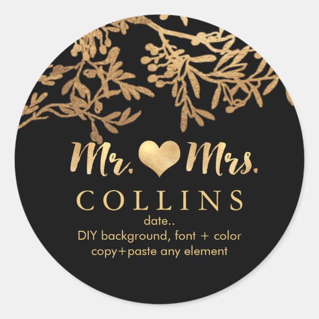 Adesivo Azeitonas PixDezine/Fundo Faux Dourado/DIY (Frente)