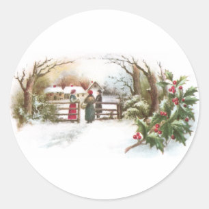 Adesivo Azevinho e um bate-papo pelo natal vintage da