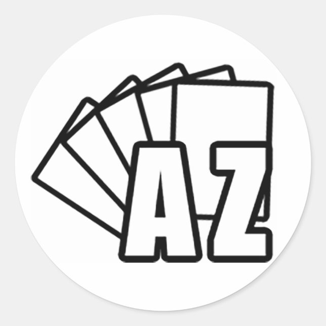 Adesivo AZMagicPlayers.com Round Sticker (Frente)