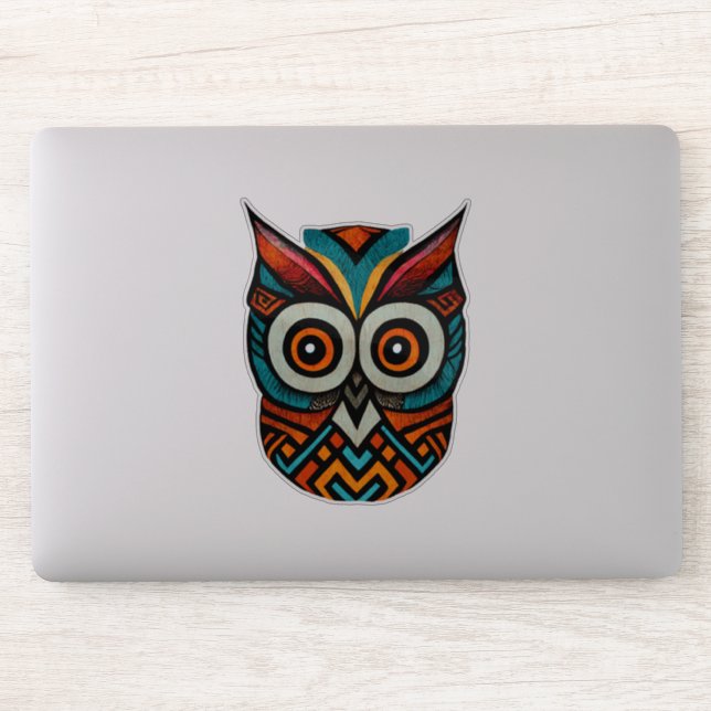 Adesivo Aztec Owl (Computador)