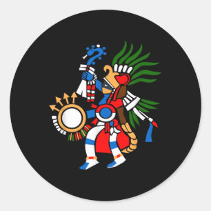 Adesivo Aztec Símbolo Deus Da Guerra E Sun Huitzilopochtli