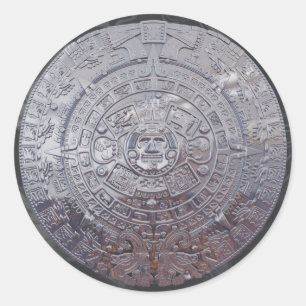 Adesivo Aztec Sun Stone Moderno