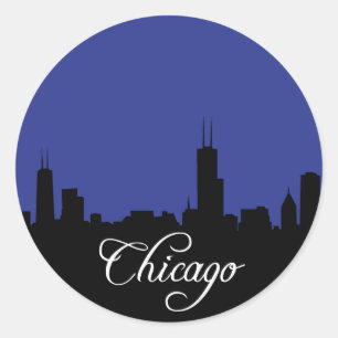Adesivo Azuis de Chicago