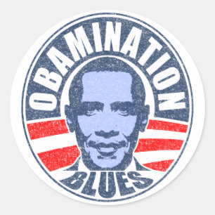 Adesivo Azuis de Obamination