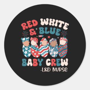 Adesivo Azul branco-branco vermelho-torrado retrô