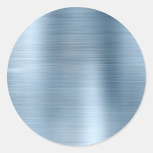 Adesivo Azul Claro Metálico em Branco