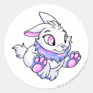 Adesivo Azul de Cybunny