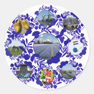 Adesivo Azul Delftware de Holland Delft