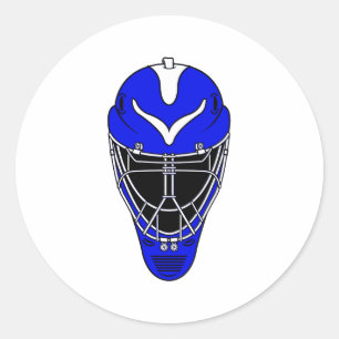 Adesivo Azul do capacete do Goalie