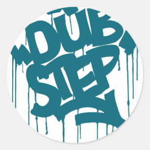 Adesivo Azul do recife de Dubstep FatCap