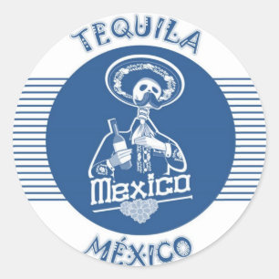 ADESIVO AZUL DO TEQUILA MÉXICO