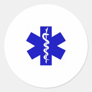 Adesivo azul e branco