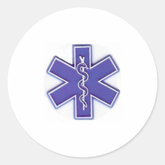 Adesivo azul e branco número dois