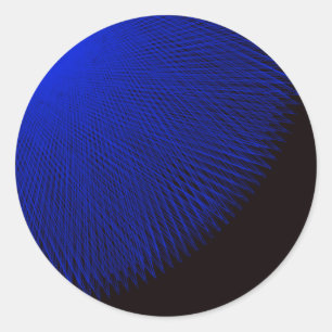 Adesivo azul e preto