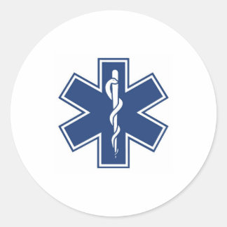 Adesivo azul escuro e branco