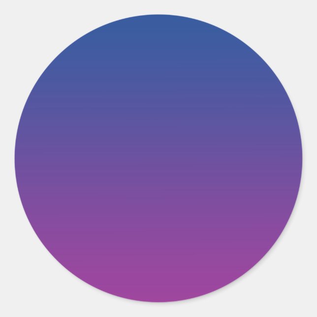 Adesivo Azul Escuro e Ombre Roxo (Frente)