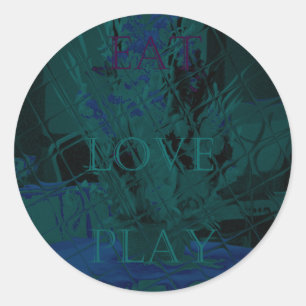 Adesivo Azul francês Coma Plantar Cores de Flor para Todos