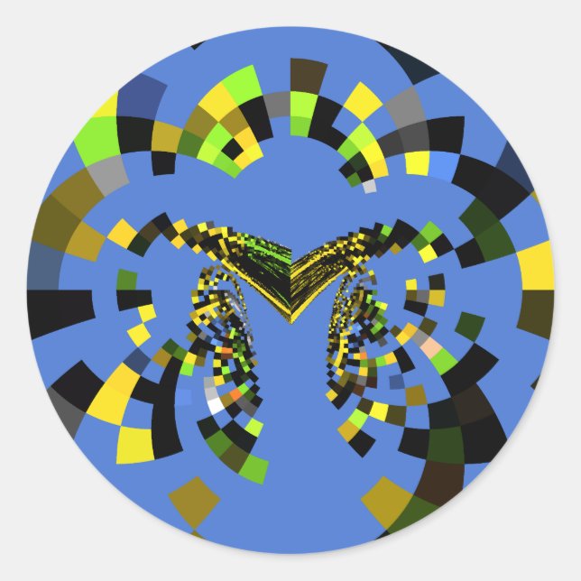 Adesivo Azul M (Frente)