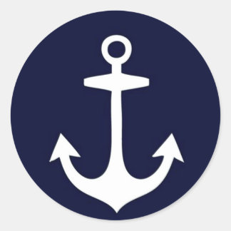 Adesivo Azul marinho e Branco Náutico Inspirado