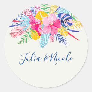 Adesivo Azul Naval Rosa Selvagem Floresta Evergreen Casame