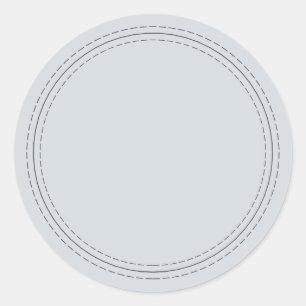 Adesivo Azul Pastel Simples Escrita Rústica Caseira