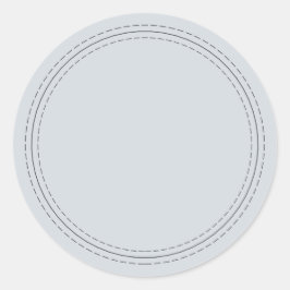 Adesivo Azul Pastel Simples Rústico Caseiro Escreva Em