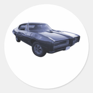 Adesivo Azul Pontiac 1968 GTO