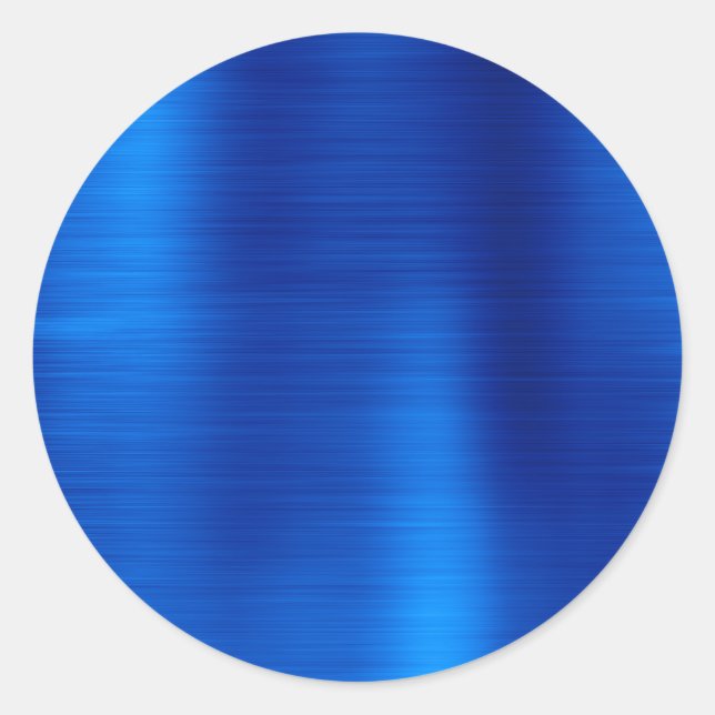 Adesivo Azul Real Metálico em Branco (Frente)