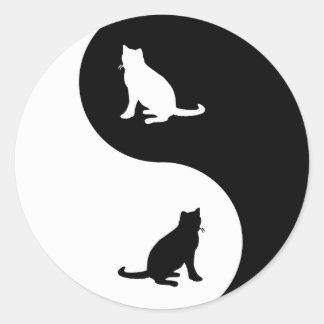 Adesivo Azul russo Yin Yang