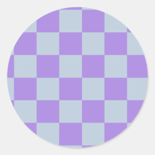 Adesivo Azul suave e Lavanda verificados