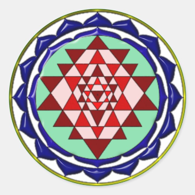 ADESIVO AZUL YANTRA (Frente)