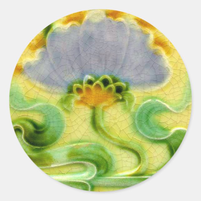 Adesivo Azulejo-Artes e Artesanatos Vintage Art Nouveau (Frente)