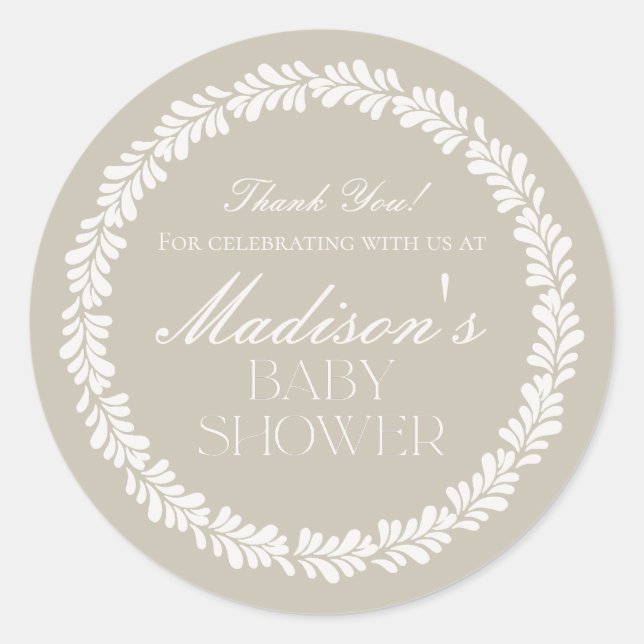 Adesivo Azulejo Beige Talavera - Chá de fraldas espanhol F (Frente)