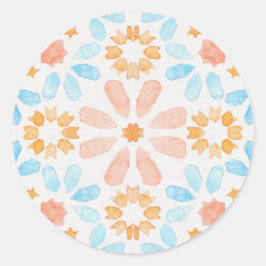 Adesivo Azulejo marroquino em aquarelas pastel