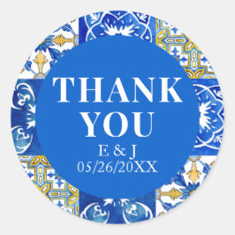 Adesivo Azulejo moderno do Verão mediterrânico