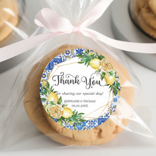 Adesivo Azulejos Mosaico Mediterrâneo Folhagem Limões Casa