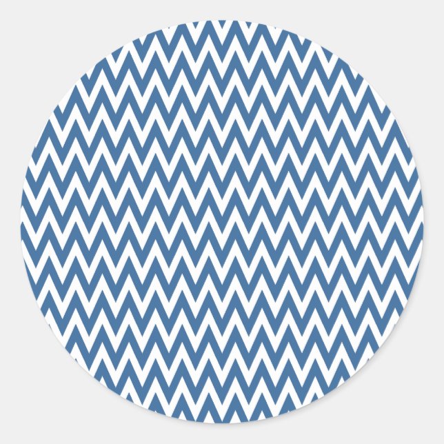 Adesivo Azure Elegant Chevron Design (Frente)