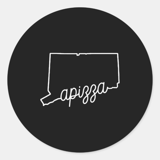 Adesivo Azza New Haven Zza Award Winning Tomato E Connecti (Frente)