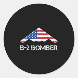 Adesivo B-2 Espírito Herdeiro Bandeira Bomba Herdeira Aviã