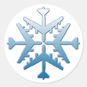 Adesivo B-52 Floco de neve da aeronave