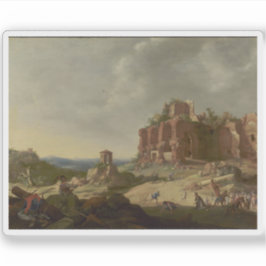 Adesivo B. Breenbergh - O apedrejamento do Santo Stephen