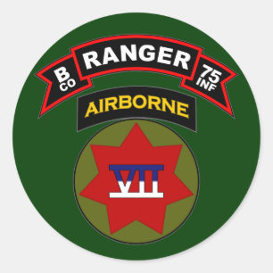 Adesivo B Co, 75.º Regimento de Infantaria - Rangers, Alem