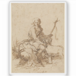 Adesivo B.E. Murillo - O Santo jovem John Batista