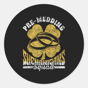 Adesivo Ba do Partido da Noiva do Esquadrão de Shenanigans