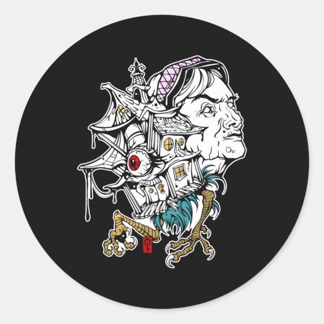 Adesivo Baba Jaga Baba Yaga (Frente)