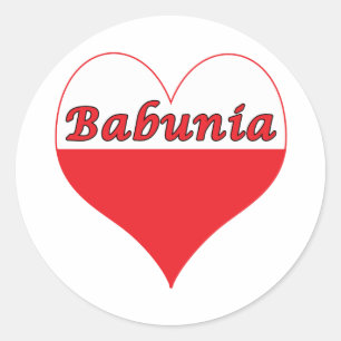 Adesivo Babunia Polonês Heart